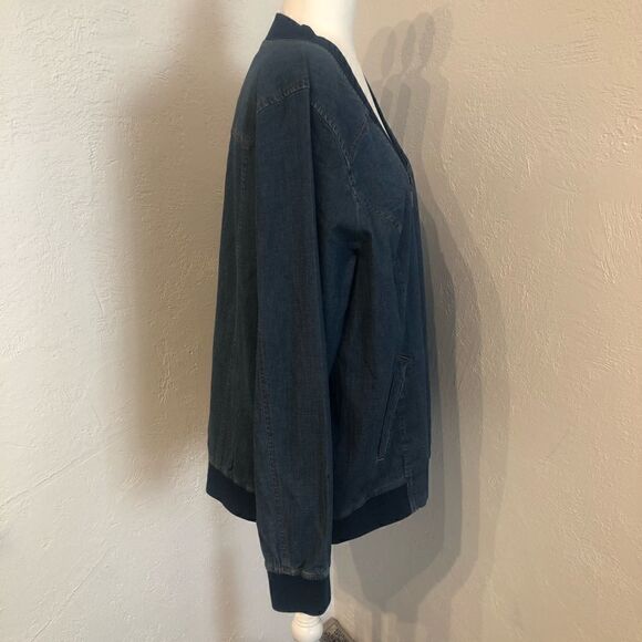 Denim & Co. Chambray Jean Jacket - Picture 4 of 8